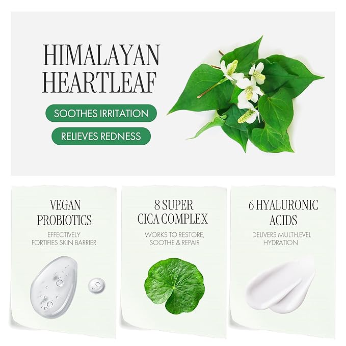 Heartleaf Biome Trouble Calming Pad 100 Sheets | Soothing Cleansing Pads for Face Redness and Sensitivity | Pure & Refreshing Korean Face Pads-FemmiqueWomen