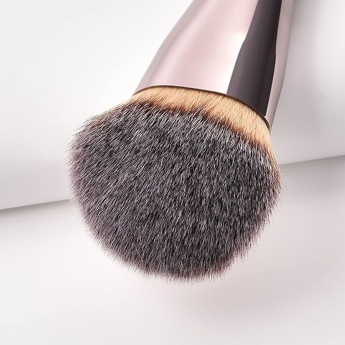 Professional Angled Foundation Brush Premium Synthetic Kabuki Makeup Brush Bronzer Contour Brush Cosmetic Applicator for Blending Liquid Powder BB Cream Vegan Brochas de Maquillaje-FemmiqueWomen