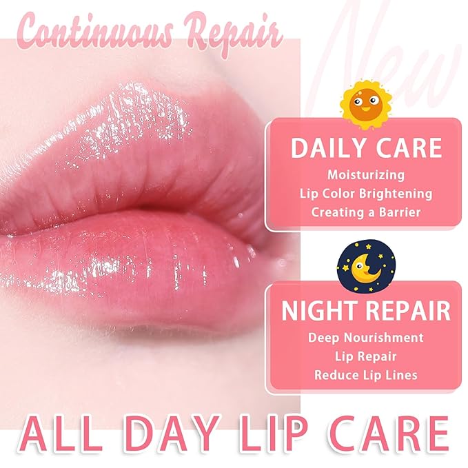 3 PCS Bee Lip Balm Honey Pot, Watermelon & Cherry & Strawberry Lip Mask Overnight Propolis Moisturizing Lip Balm Hydrating Prevention Dry and Crack Lip Scrubs Exfoliator Lip Wrinkle Care (Set C)-FemmiqueWomen