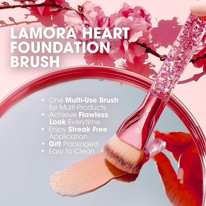 Blending Liquid Makeup Foundation Brush - Kabuki Contour Brush, Face Buffing Brush With Pro Quality Synthetic Dense Bristles For Stippling Mineral Cream, Powder, Blush-FemmiqueWomen
