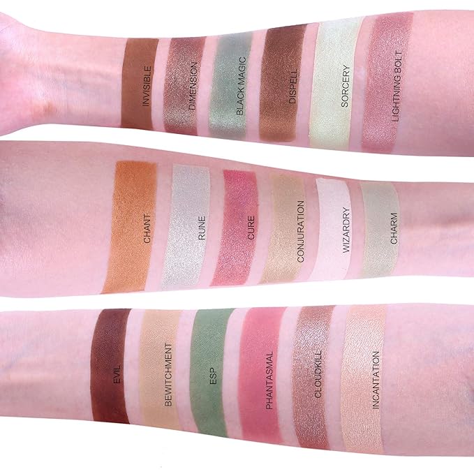 18 Colors Eyeshadow Palette With 7 pcs Soft Brushes Makeup Set High Pigmented Shimmer Matte Metallic Glitter Pink Nude Sage Green Eye Shadow Brush Make Up Kit for Women & Teen, Beginner & Pros-FemmiqueWomen