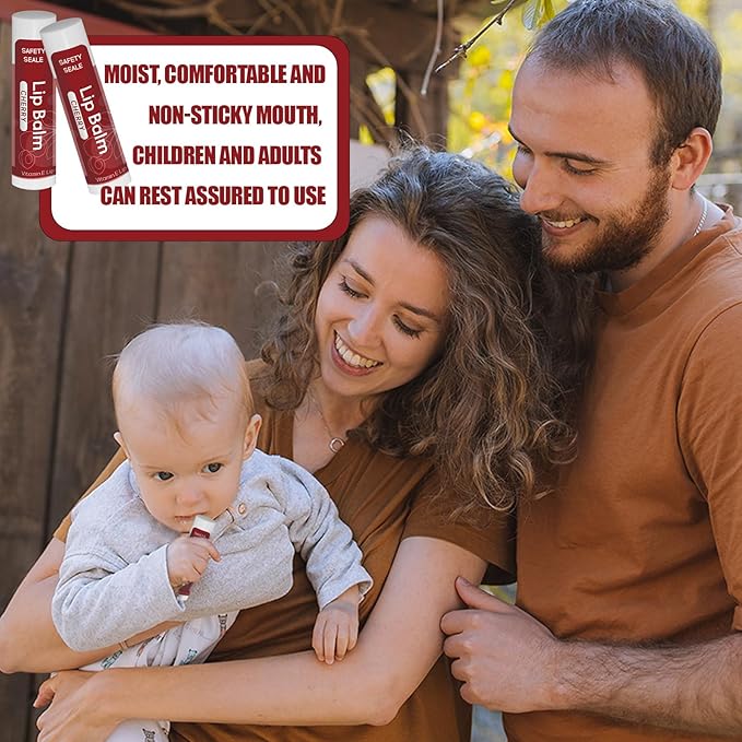 20 Pack Natural Lip Balm Bulk with Vitamin E and Coconut Oil Valentine's Day best choice - Moisturizing, Soothing, and Repairing Dry and Chapped Lips - 10 Flavors - Non-GMO-FemmiqueWomen