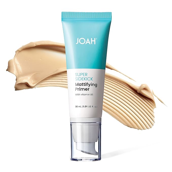 JOAH Beauty Super Sidekick Mattifying Makeup Primer, Pore Minimizing Matte Finish, Hydrating and Long Lasting Korean Face Primer for Oil Control, Helps Smooth, Blur Skin, For All Skin Types, 1.01 Oz-FemmiqueWomen