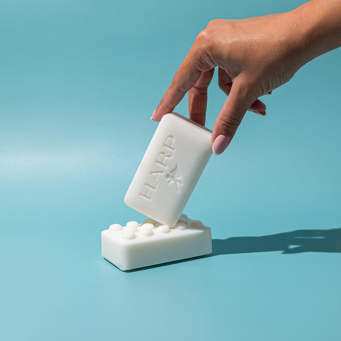 HARP pH-Balanced (5.0-6.0) Body Wash Bar. ZERO Saponified Oils. Protects Moisture Barrier. Gentle for Sensitive/Dry skin. + Shea Butter/Borage Oil. Non-Comedogenic. FRAGRANCE/masking agent FREE-FemmiqueWomen