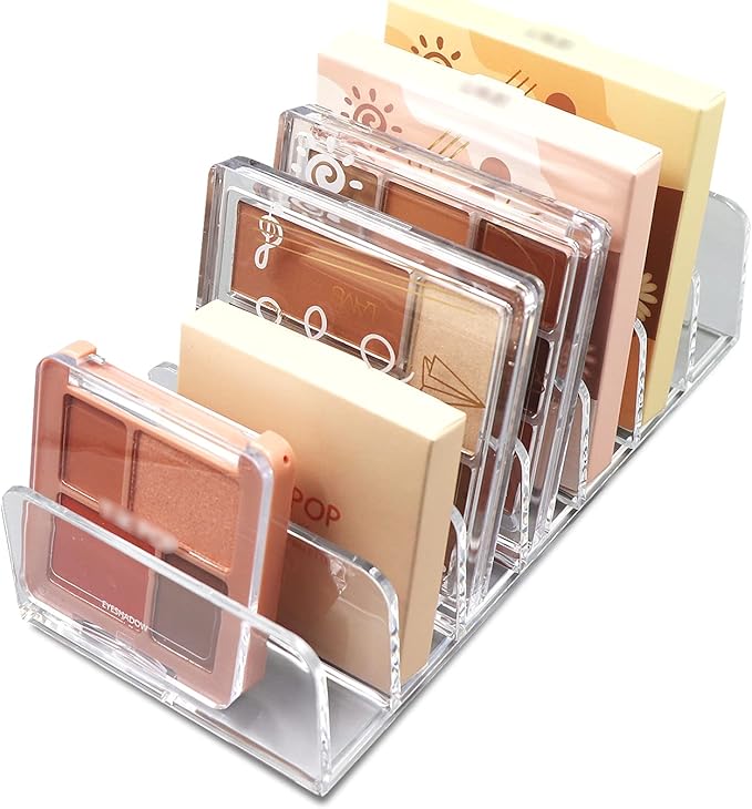 Makeup Organizer, Compact Makeup Palette Organize, for Bathroom Countertops, Vanities, Cabinets, Sleek Modern Cosmetics Storage Solution for - Eyeshadow Palettes, Contour Kits, Blush-FemmiqueWomen