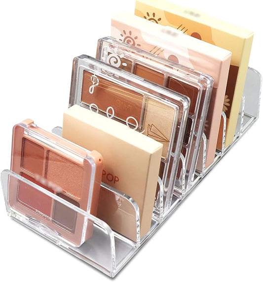 Makeup Organizer, Compact Makeup Palette Organize, for Bathroom Countertops, Vanities, Cabinets, Sleek Modern Cosmetics Storage Solution for - Eyeshadow Palettes, Contour Kits, Blush-FemmiqueWomen