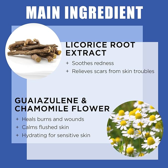 It'S SKIN LI Calming Skincare Set - Soothing Toner Pads, Ampoule Serum, Moisture Cream – Redness & Acne Relief with Licorice Extract & Guaiazulene – for Clear Skin-FemmiqueWomen