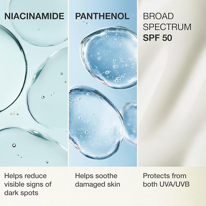 Physiogel Lightweight Moisture Korean Sunscreen, Broad Spectrum SPF 50+, Water Resistant & Safe for Sensitve Skin, Reef Friendly, Paraben-Free, Dermatologically Tested, Korean Skin Care.-FemmiqueWomen