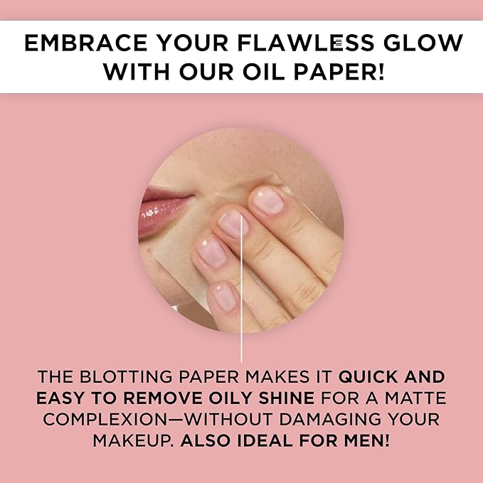 ARTDECO Oil Control Paper - Oil-Absorbing Blotting Paper - Gives Your Complexion a Matte Finish - Refill Pack with 100 Sheets - For Makeup - For Oily Skin - Easy Take Out Design - Face Wash - 100pcs-FemmiqueWomen