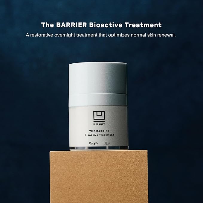 U Beauty BARRIER Bioactive Treatment - Night Cream Moisturizer for Face for Softer & Stronger Skin, Improves Rough, Dull Skin, Overnight Skin Barrier Cream with Urea, & Hyaluronic Acid - 1.7 fl oz-FemmiqueWomen