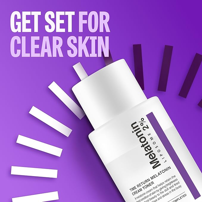 Time Return Melatonin Cream Toner | Highly Moisturizing Facial Toner for Sensitive Skin | Clarifying & Calming Toner for Face | Hydrating Toner for Face | Toner Cream Skin Toner (6.76 fl oz)-FemmiqueWomen