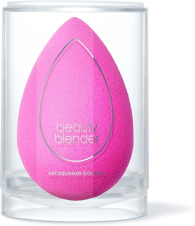 Beautyblender® | Original Pink Beauty Blender Makeup Sponge, Super-Soft Foam Easily Blends Foundations, Powders & Creams, Made in USA, Reusable, Washable, Streak Free Application, Vegan, Cruelty Free-FemmiqueWomen