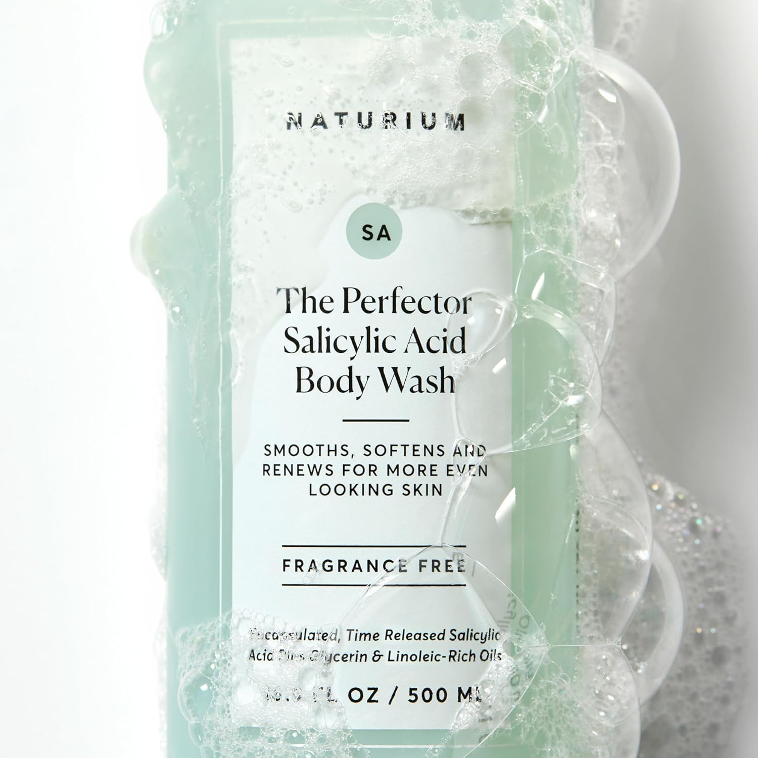 Naturium The Perfector Salicylic Acid Body Wash, Gentle & Smoothing Cleanser, 16.9 oz-FemmiqueWomen
