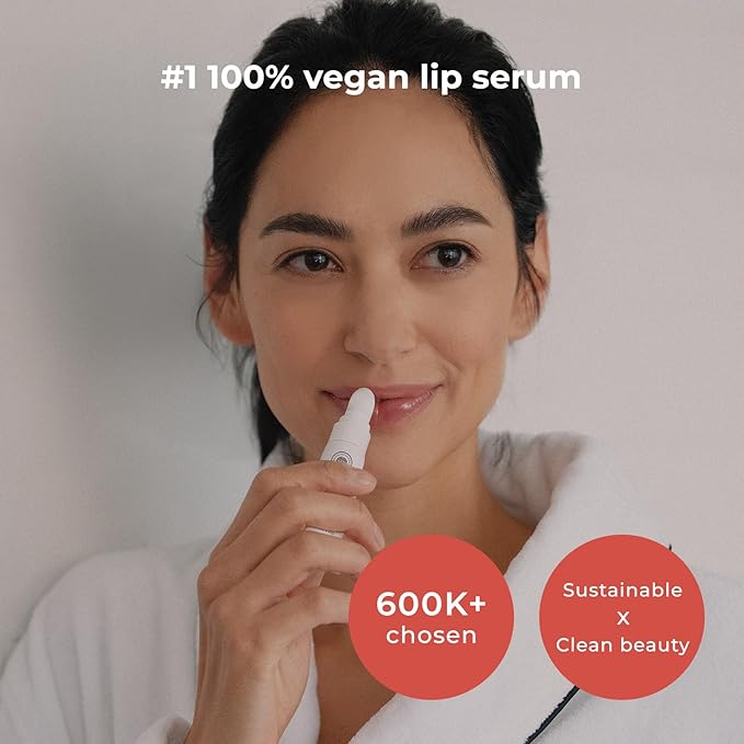 INNA ORGANIC Tinted Lip Serum, Moisturizing, Healing, Light Rosy color, 100% vegan, EWG & COSMOS Certified| Rose Geranium Essential Oils Infused Skincare | Luxury Clean Beauty-FemmiqueWomen