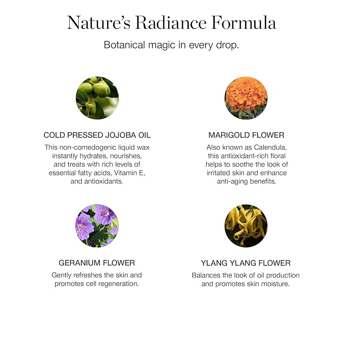 Ogee Jojoba Glow Face Oil – Organic & Natural, Moisturizing, Multi-Tasking Facial Treatment Oil (30ml)-FemmiqueWomen