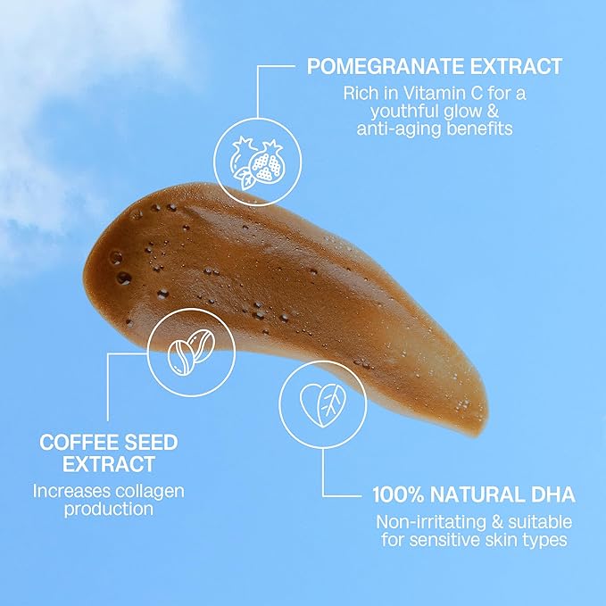 Bali Body Self Tanner Mousse Dark – Sunless Tanning Foam for Body | Natural, Streak-Free, Fake Tan | Vegan, Cruelty-Free, Organic Self Tan Mousse for All Skin Types (100ml/3.4 fl oz)-FemmiqueWomen