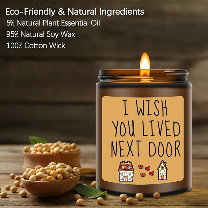 Birthday Gifts for Women, Unique Gifts for Women, Best Friend, BFF, Mom, Sister Gift for Sisters, Funny Anniversary Christmas Valentines Gift for Her - Lavender Scented Candles