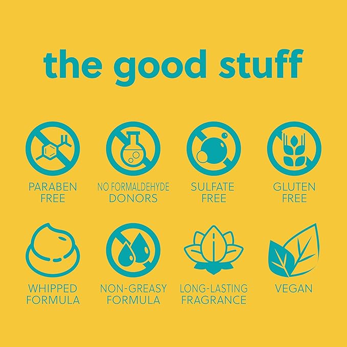 Tree Hut Tropic Glow Whipped Body Butter, Warm Scent with Almond, Golden Amber, and Australian Sandalwood, Long-Lasting Hydration for Soft, Glowing Skin, 8.4 oz-FemmiqueWomen