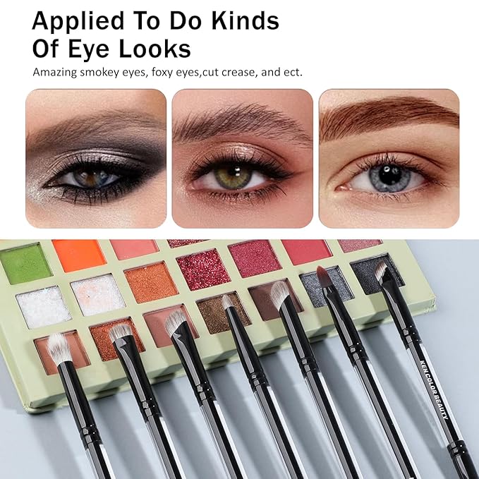 KENCOLOR Premium 13-Piece Makeup Brush Set with PU Travel Pouch – High-End Acrylic Handle, Soft Synthetic & Natural Bristles, Dense & Non-Absorbent, for Flawless Application-FemmiqueWomen