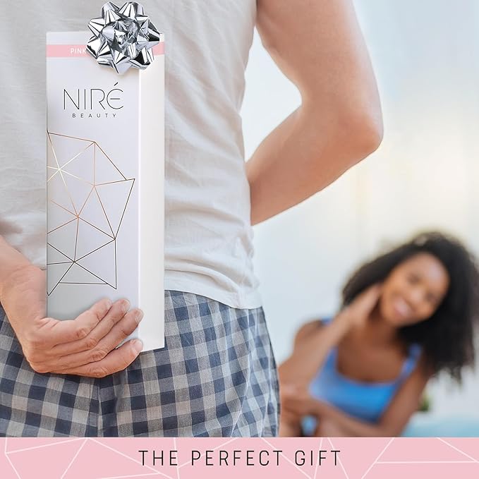 Niré Beauty 15piece Award Winning Pink Makeup Brushes: Pink Makeup Brush Set with Case, Makeup Sponge, Brush Cleaner, Guide, Gift Box-FemmiqueWomen