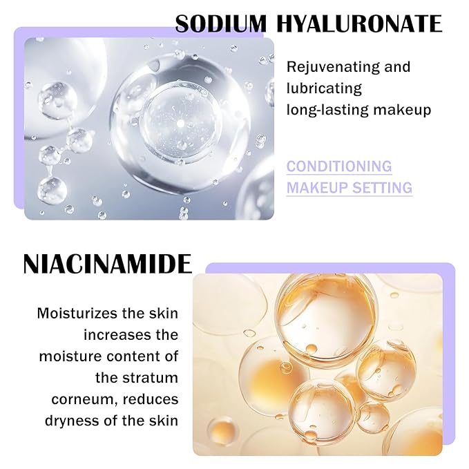 2PCS Makeup Setting Spray for Face,Waterproof Setting Spray for Makeup,Long Lasting Oil Control Finishing Holding Face Mist,Refreshing Hydrating Glossy and Matte Fixing Facial Mist Make Up Set A3-FemmiqueWomen