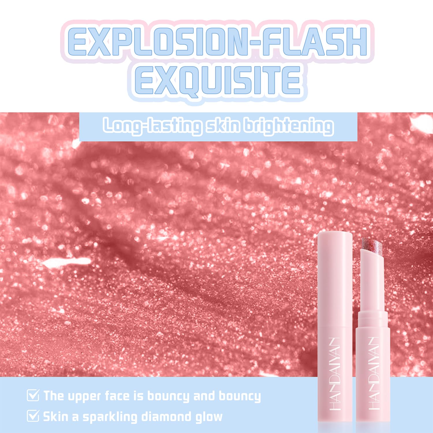 3PCS Crystal Hydrating Jelly Stick Eyeshadow Stick, Glitter Makeup Jelly Shimmer Eye Shadow Crayon, Lightweight Eye Brightener Eye Makeup (01+02+05)-FemmiqueWomen