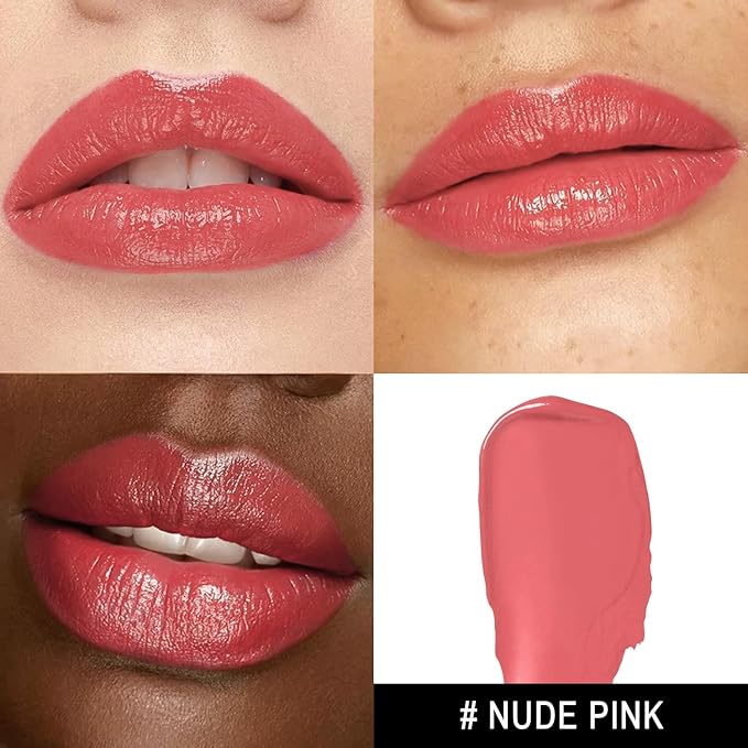 3Pc Moisture Lipsticks for Women Brown Nude Pink Lipstick Hydrate Tinted Lip Balm for Dry Cracked Lips Glossy Lip Color, MA55/58/62-FemmiqueWomen