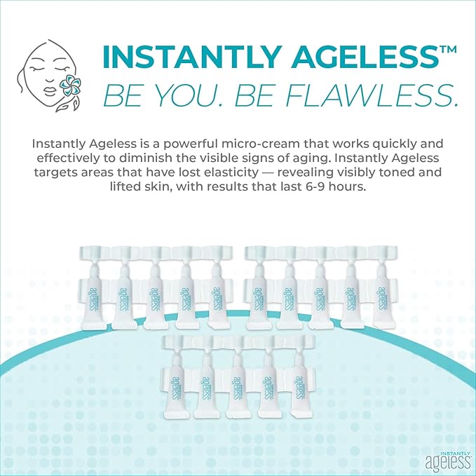 Instantly Ageless Facelift - Instant Eye Bag Remover Puffiness - 15 Vials - Instant Under Eye Bags Remover - Wrinkle Tightener - Instant Wrinkle Remover for Face Instant Lift-FemmiqueWomen