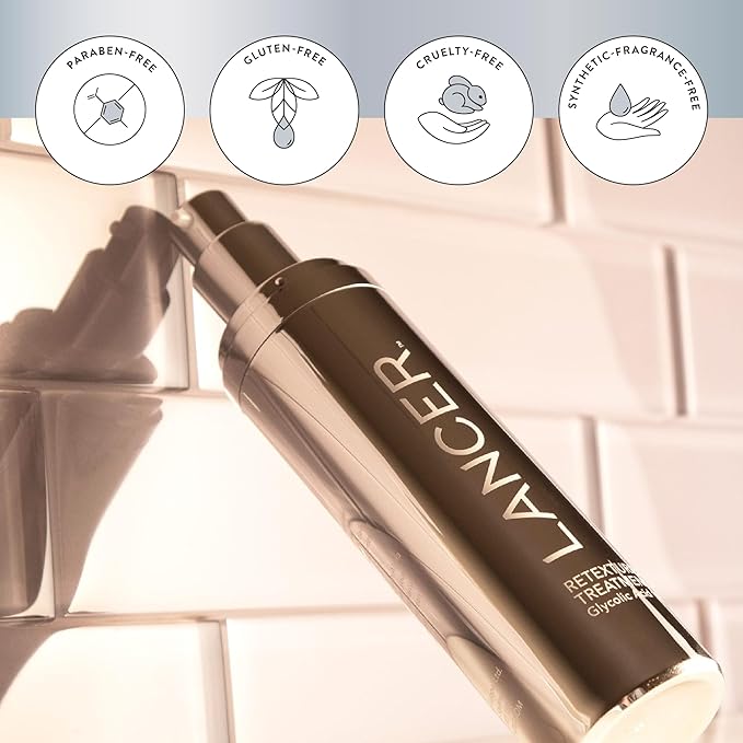 Lancer Skincare Retexturizing Treatment, Daily Moisturizing Cream with 10% Glycolic Acid, 1.7 Fl Oz-FemmiqueWomen