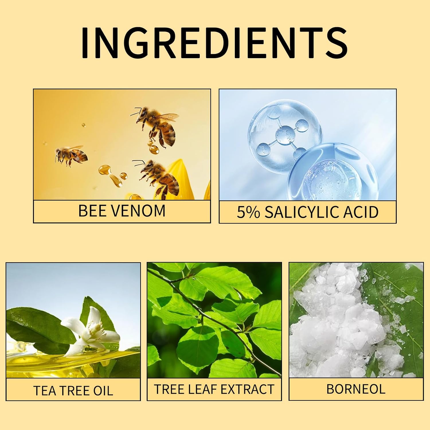 2 PCS Bee Venom Cream, Professional Bee Venom Repair Cream, Natural Skin Moisturizer, New Bee Venom Skin Cream for All Skin Types-FemmiqueWomen