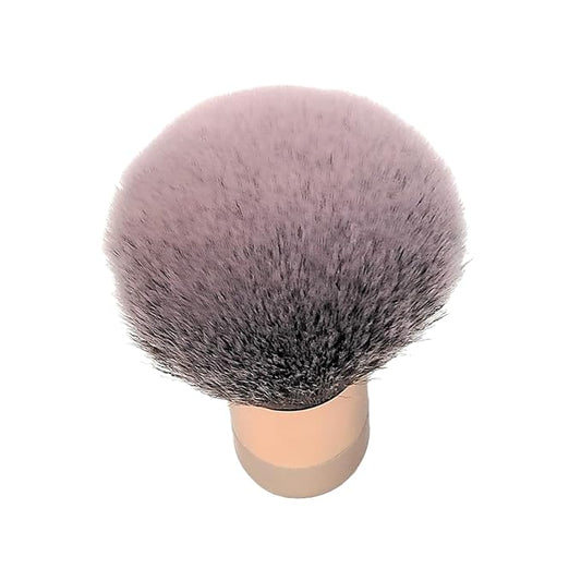 Luxurious and Large Soft Fluffy Powder Brush, Use as a Spray Tan Finishing Tool, Multipurpose Face and Body Barber and Beauty Tool, Large Kabuki Brush by BevyGold (Rosegold)-FemmiqueWomen
