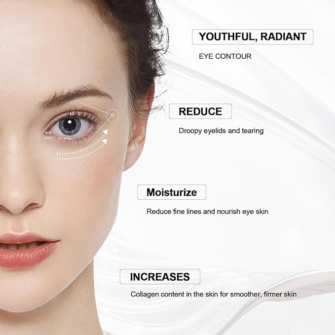 Instant Firm Eye Cream, Temporary Eye Tightener,Instant Firm Eye Tightening Cream for Firm Under Eye Firming, Reduce Fine Lines,2pcs-FemmiqueWomen