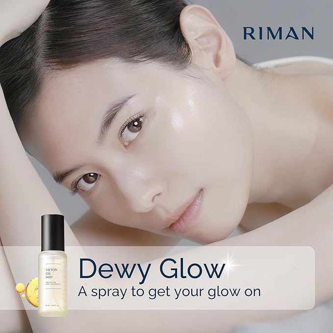INCELLDERM Riman Vieton Oil Mist | 50ml | Bi-Phasic Hydration with Camellia Seed Oil & Seaberry Water | Korean Skincare Mist for Moisture, Balance & Radiance | Natural Facial Spritz Moisturizer-FemmiqueWomen