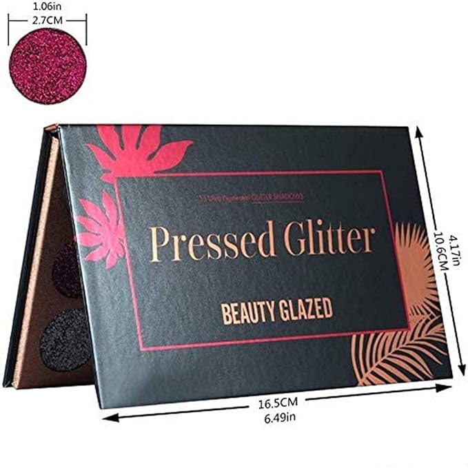 15 Colors Eyeshadow, Glitters Shimmer Pigment Pressed Makeup Palette Eyes Cosmetic-FemmiqueWomen