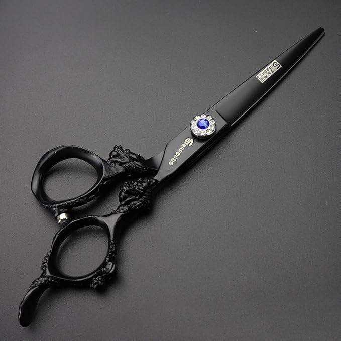 6 inch Hairdressing Scissors Set Barber Shop Hair Beauty Shears Styling Tools (Scissors set)