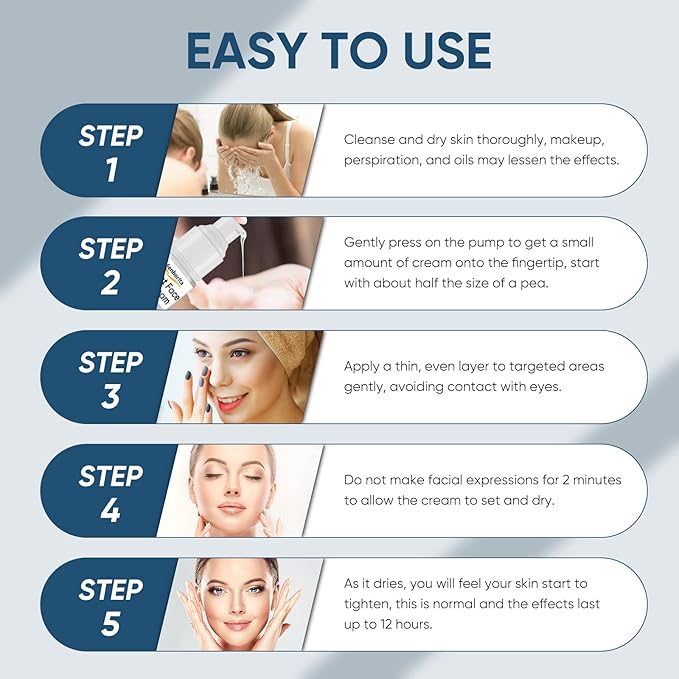 Instant Face Lift Serum, Temporary Skin Lifting & Tightening Serum, Effective Smooth Fine Lines, Wrinkles & Visibly Hide Loose Sagging Skin-FemmiqueWomen