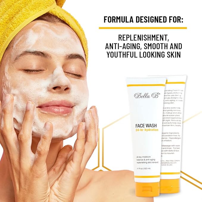 Bella B Bundle - Face Wash 4.1oz and Face Lotion 3.4oz-FemmiqueWomen