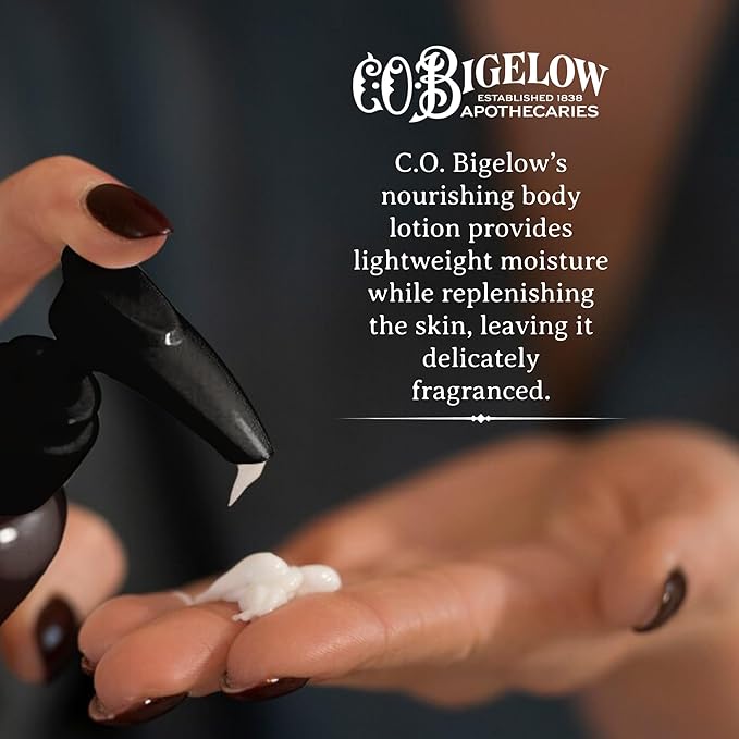 C.O. Bigelow Iconic Collection Amber Body Lotion, Scented Body Cream with Grapeseed Oil and Shea Butter, 10.5 fl oz-FemmiqueWomen