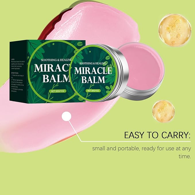 Miracle Balm, Soothing Balm for Joints, Back, Legs & Feet, Non-Greasy (3PCS)-FemmiqueWomen