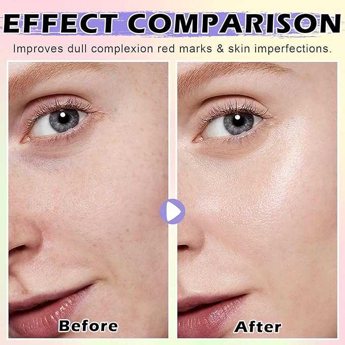 3 In 1 Color Corrector Makeup Primer Color Correcting Primer Cream Tinted Moisturizer Brightening Primer Facial Serum Isolation Cream Neutralizes Skin Tone for Face Before Makeup Base Cream-FemmiqueWomen