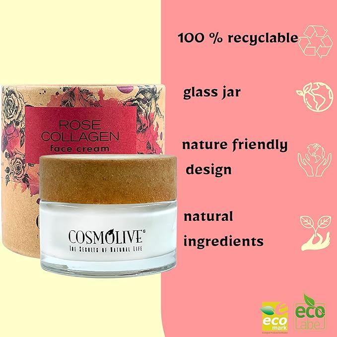 Natural Moisturizer Face Creams (Rose Collagen)-FemmiqueWomen