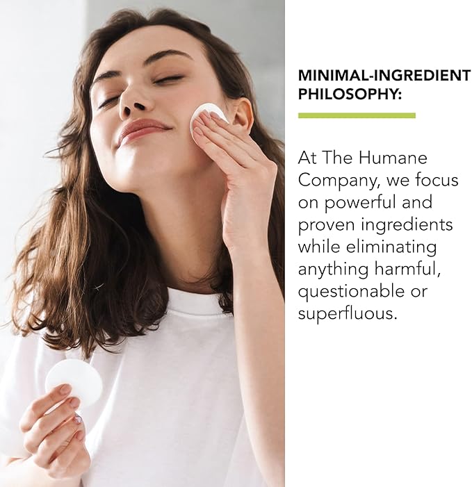 Humane Clarifying Toner for Face - 2% BHA Liquid Salicylic Acid - Pore Minimizer and Face Exfoliator - Gentle for All Skin Types - Removes Excess Oil, Dead Skin Cells, and Grime - 4 Ounce-FemmiqueWomen