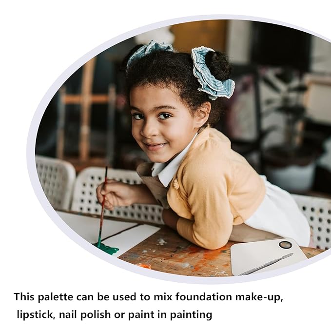 2 Pcs Professional Cream and Lip Makeup Mixing Palette with Spatula Foundation and Lip Palette Set for Travel-FemmiqueWomen