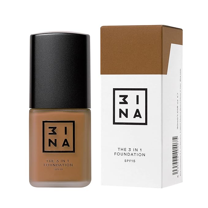 3INA The 3-In-1 Foundation 222 - Vegan Formula - Combination Of Primer, Concealer And Foundation - Medium Coverage - Natural Finish - Perfect For Covering Lines And Blemishes - Long Lasting - 1.01 Oz-FemmiqueWomen