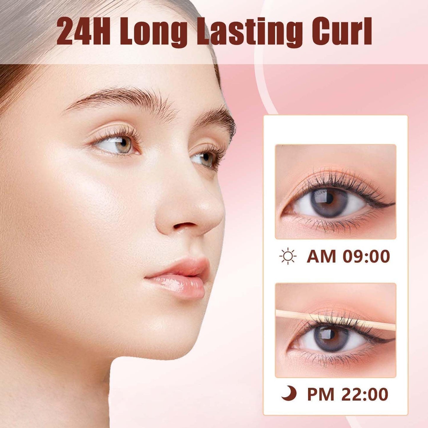 Heated Eyelash Curlers Electric Eyelash Curler with LED Display, 3 Temperature Modes Anti-Burn USB Rechargeable Natural Curling 24H Long Lasting for Women Makeup Tools Gifts PI714-FemmiqueWomen