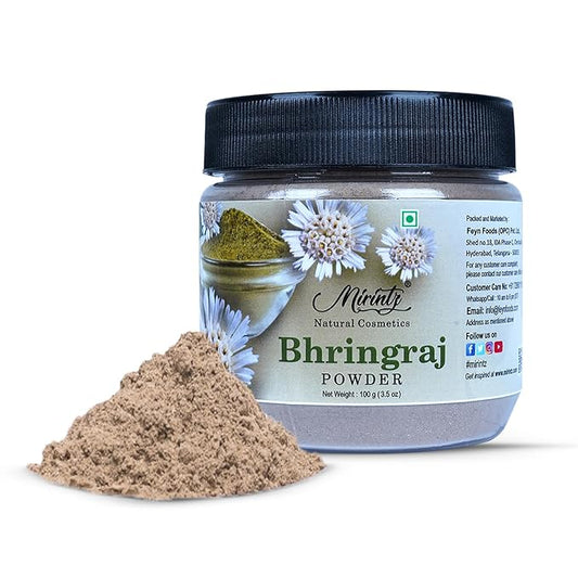 100% Natural Bhringraj Powder | (100 gms) False Daisy Powder Herbal Supplement | Eclipta Alba for Hair Growth Supplements | Karisalankanni Ayurvedic Support for Healthy Hair | Herbal Hair Mix-FemmiqueWomen