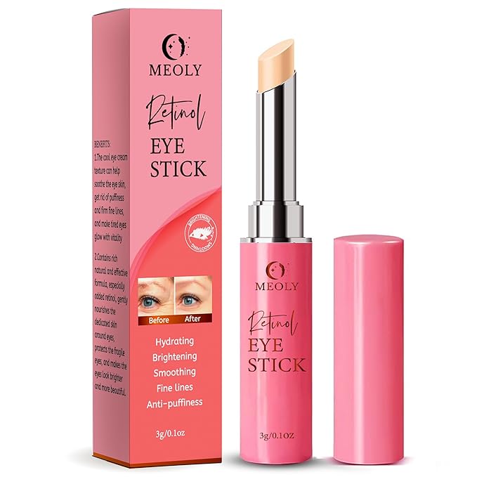 Instant Eye Bag Remover, Retinol Eye Cream for Dark Circles, Under Eye Brightener Stick, Under Eye Cream Anti Aging, Eye Cream for Wrinkles, Brightening Eye Cream for Puffiness and Bags-FemmiqueWomen