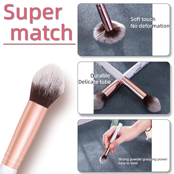 16 Colors Blush Contour Highlighter Makeup Palette with Brush, Matte Mineral Face Blush Powder for Cheek, Bright Shimmer Illuminator Bronzer Professional Facial Beauty Makeup Blushes Set-FemmiqueWomen