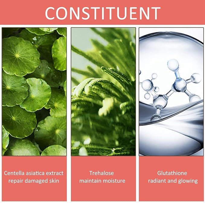 Glutathione Skincare Set, Complete Skin Care Routine Includes Glutathione Cream, Toner, Face Wash & Glutathione Face Serum, Anti-Aging Skincare Set For Women, Tight, Anti-Aging, Radiant-FemmiqueWomen