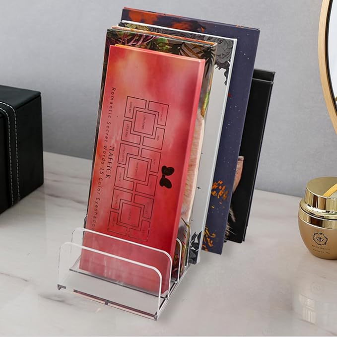 2 Pack Makeup Organizer, Compact Makeup Palette Organize, for Bathroom Countertops, Vanities, Cabinets, Sleek Modern Cosmetics Storage Solution for - Eyeshadow Palettes, Contour Kits, Blush-FemmiqueWomen